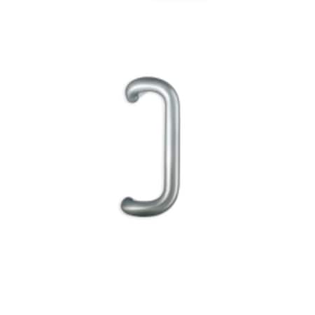 International Door Closers Offset Pull Handle, 10 CTC Center to Center, AL Anodized Aluminum Finish, T6 Concealed Mount PH-4000-10-AL-T6